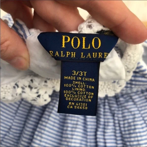 Polo Ralph Lauren Seersucker Stripe Dress - Picture 13 of 13